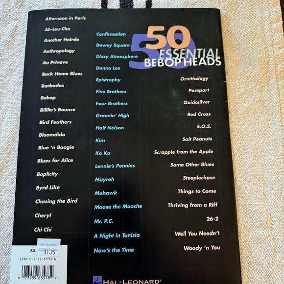 Hal Leonard 50 Essential BeBop Heads Alto Sax - Picture 2 of 2